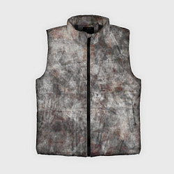Женский жилет Абстракция - gray stone, цвет: 3D-черный