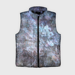 Женский жилет Абстракция - gray-blue hurricane