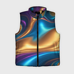 Женский жилет Сплавы разноцветные, цвет: 3D-черный