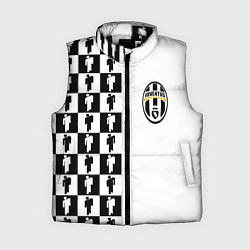 Женский жилет Ювентус паттерн люди, цвет: 3D-черный