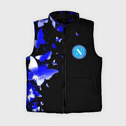 Женский жилет Наполи бабочки текстура, цвет: 3D-черный