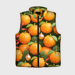 Женский жилет Мандариновое настроение