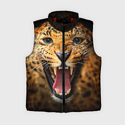 Женский жилет Рык леопарда