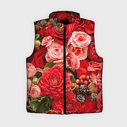 Женский жилет Ассорти из цветов, цвет: 3D-светло-серый