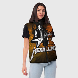 Женский жилет Metallica: James Hetfield, цвет: 3D-красный — фото 2