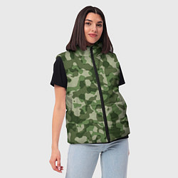 Женский жилет Хаки, цвет: 3D-светло-серый — фото 2