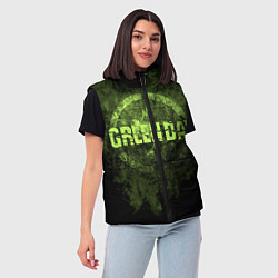 Женский жилет Green Day: Acid Voltage, цвет: 3D-красный — фото 2