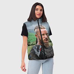 Женский жилет Рагнар Лодброк, цвет: 3D-красный — фото 2