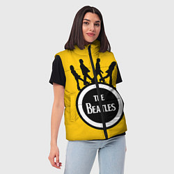 Женский жилет The Beatles: Yellow Vinyl, цвет: 3D-красный — фото 2