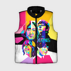 Женский жилет The Beatles: Poly-art, цвет: 3D-светло-серый