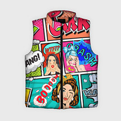 Женский жилет POP ART, цвет: 3D-черный