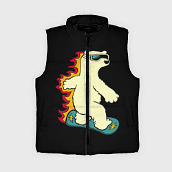 Женский жилет Мишка на борде