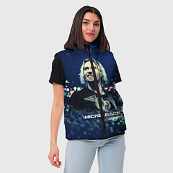 Женский жилет Nickelback: Chad Kroeger, цвет: 3D-красный — фото 2