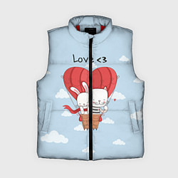 Женский жилет Влюбленные на шаре