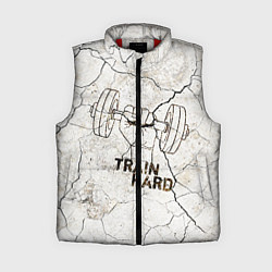 Женский жилет Train hard