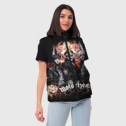 Женский жилет Motorhead Band, цвет: 3D-черный — фото 2