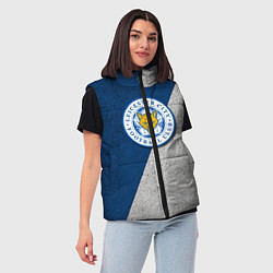 Женский жилет Leicester City FC, цвет: 3D-черный — фото 2