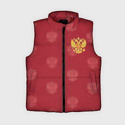 Женский жилет Сборная России по футболу, цвет: 3D-красный