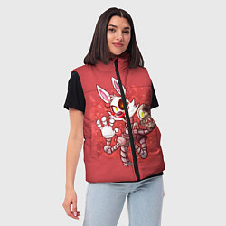 Женский жилет Death Mangle, цвет: 3D-красный — фото 2