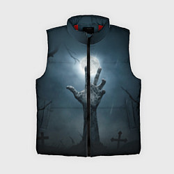 Женский жилет Рука зомби, цвет: 3D-красный