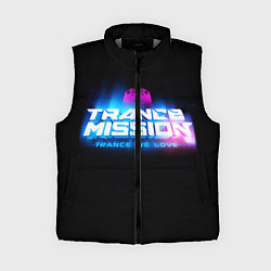 Женский жилет Trancemission: Trance we love, цвет: 3D-светло-серый