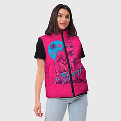 Женский жилет You're dead meat, цвет: 3D-светло-серый — фото 2