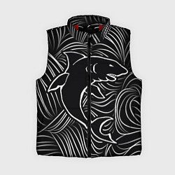 Женский жилет Акула в в морской пучине