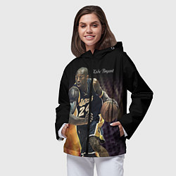 Ветровка с капюшоном женская Kobe Bryant, цвет: 3D-черный — фото 2
