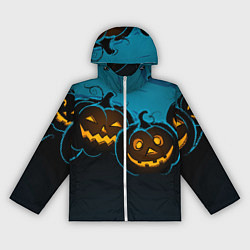 Ветровка с капюшоном женская Halloween3, цвет: 3D-белый