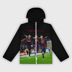 Ветровка с капюшоном женская Barcelona6, цвет: 3D-белый