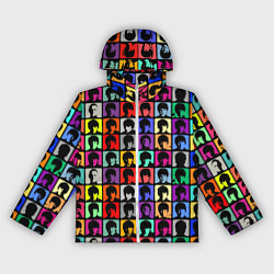 Ветровка с капюшоном женская The Beatles: pop-art, цвет: 3D-белый