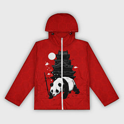 Ветровка с капюшоном женская Panda Warrior, цвет: 3D-белый