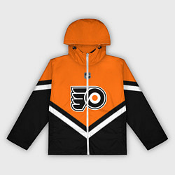 Ветровка с капюшоном женская NHL: Philadelphia Flyers, цвет: 3D-белый