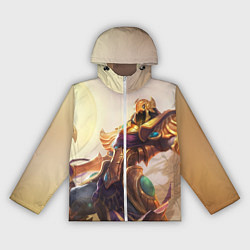 Ветровка с капюшоном женская Sun, цвет: 3D-белый