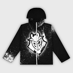 Ветровка с капюшоном женская Gamers 2: Black collection, цвет: 3D-белый