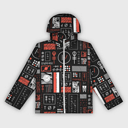 Ветровка с капюшоном женская 21 Pilots: Geometry, цвет: 3D-белый