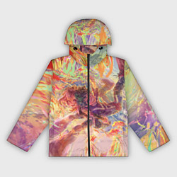 Ветровка с капюшоном женская Моя геройская академия, цвет: 3D-черный