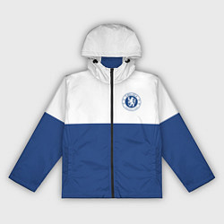 Ветровка с капюшоном женская Chelsea FC: Light Blue, цвет: 3D-черный