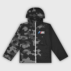 Ветровка с капюшоном женская BMW БМВ, цвет: 3D-белый