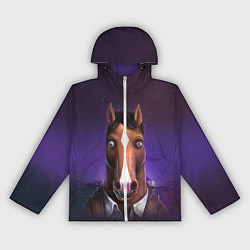 Ветровка с капюшоном женская BoJack, цвет: 3D-белый