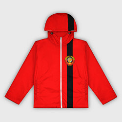 Ветровка с капюшоном женская Советский Союз, цвет: 3D-белый