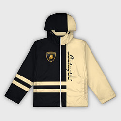 Ветровка с капюшоном женская Lamborghini Sport, цвет: 3D-белый