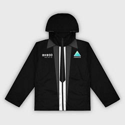 Ветровка с капюшоном женская RK800 Android Black, цвет: 3D-черный