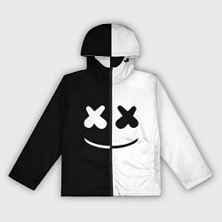 Женская ветровка Marshmello: Black & White
