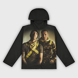 Ветровка с капюшоном женская 21 Pilots Boys, цвет: 3D-черный