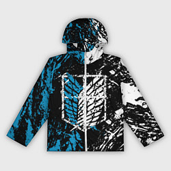 Ветровка с капюшоном женская Разведкорпус, цвет: 3D-белый