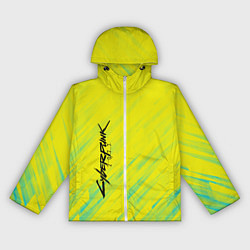 Женская ветровка Cyberpunk 2077: Yellow