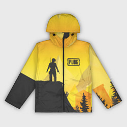 Ветровка с капюшоном женская PUBG: Sunrise, цвет: 3D-черный