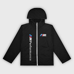 Ветровка с капюшоном женская BMW M PERFORMANCE CARBON КАРБОН, цвет: 3D-белый