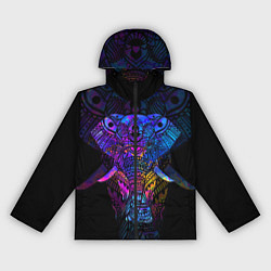 Женская ветровка Слон орнамент